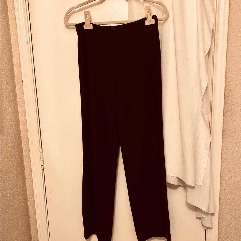 TALBOTS SIZE4 PANTS  DARK BROWN.